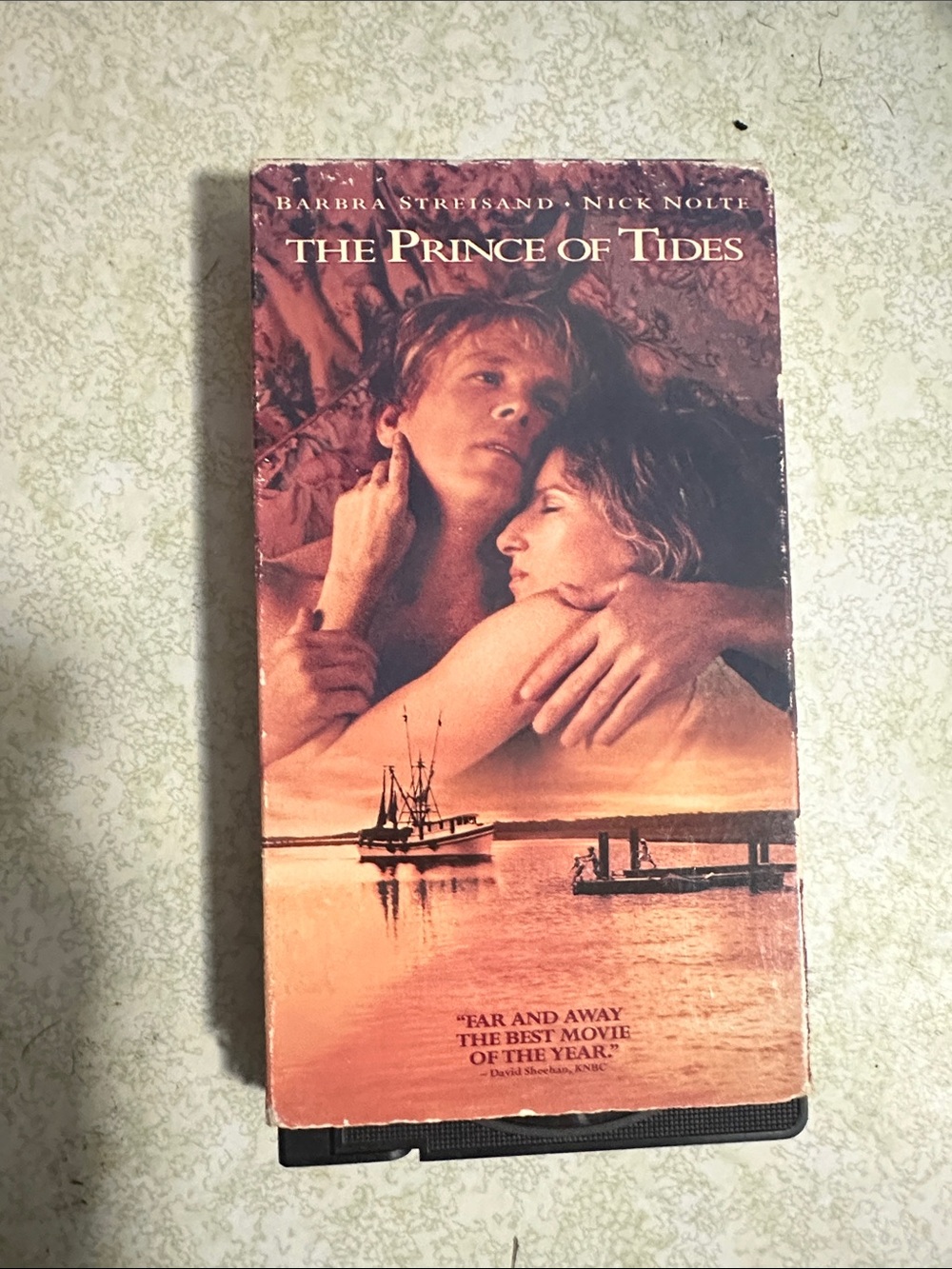 The Prince of Tides VHS Tape - Orange Cover